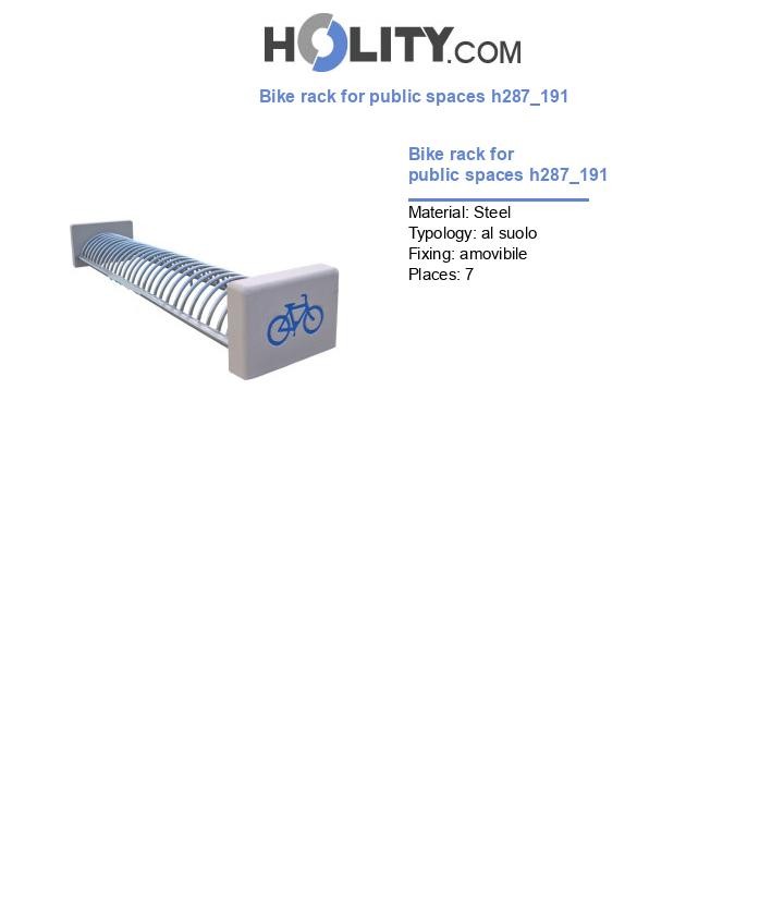 Bike rack for public spaces h287_191