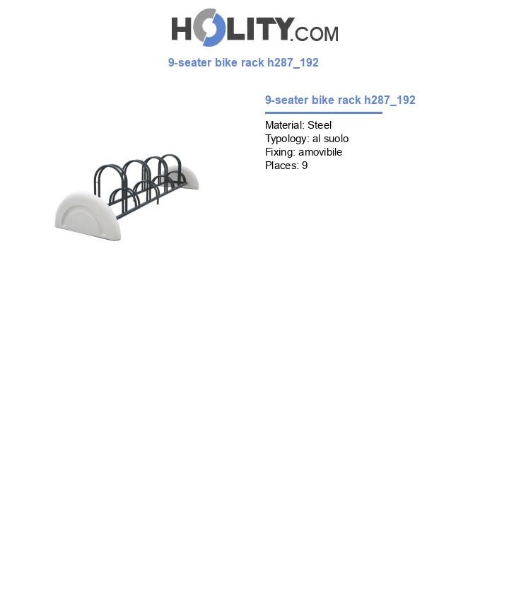 9-seater bike rack h287_192