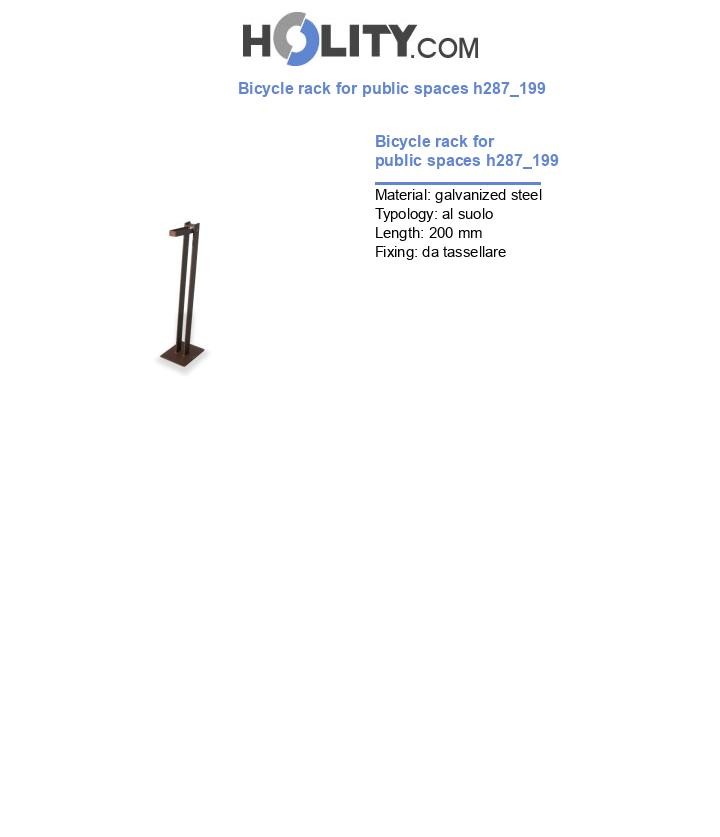 Bicycle rack for public spaces h287_199