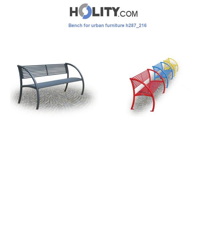 Bench for urban furniture h287_216