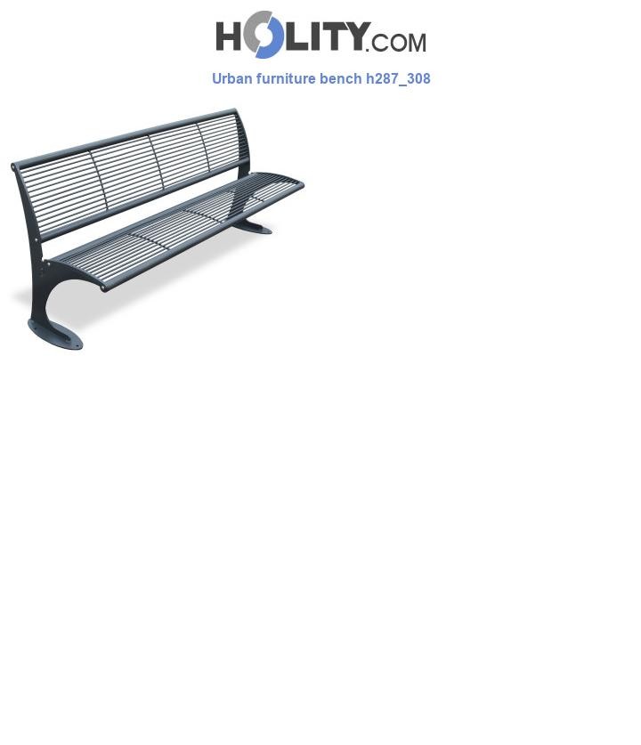 Urban furniture bench h287_308
