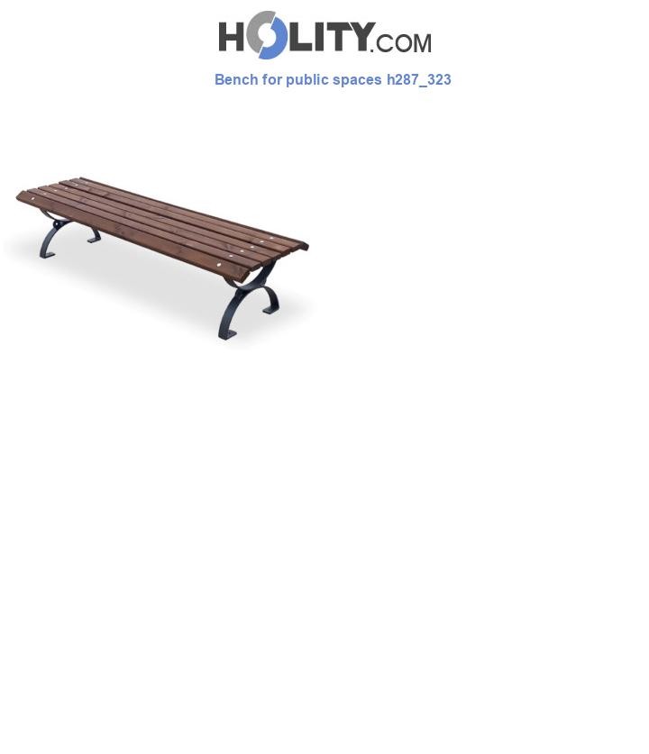 Bench for public spaces h287_323
