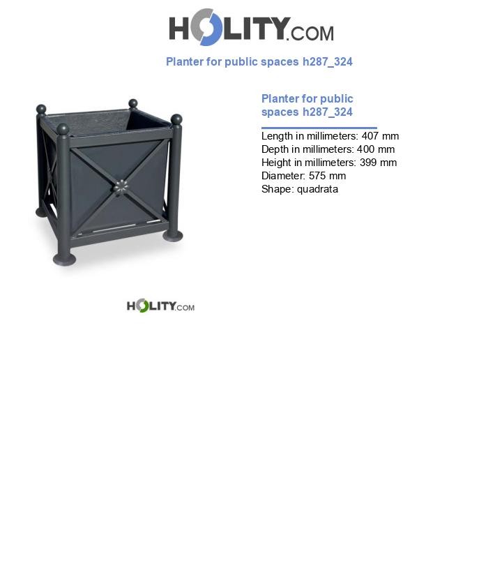 Planter for public spaces h287_324