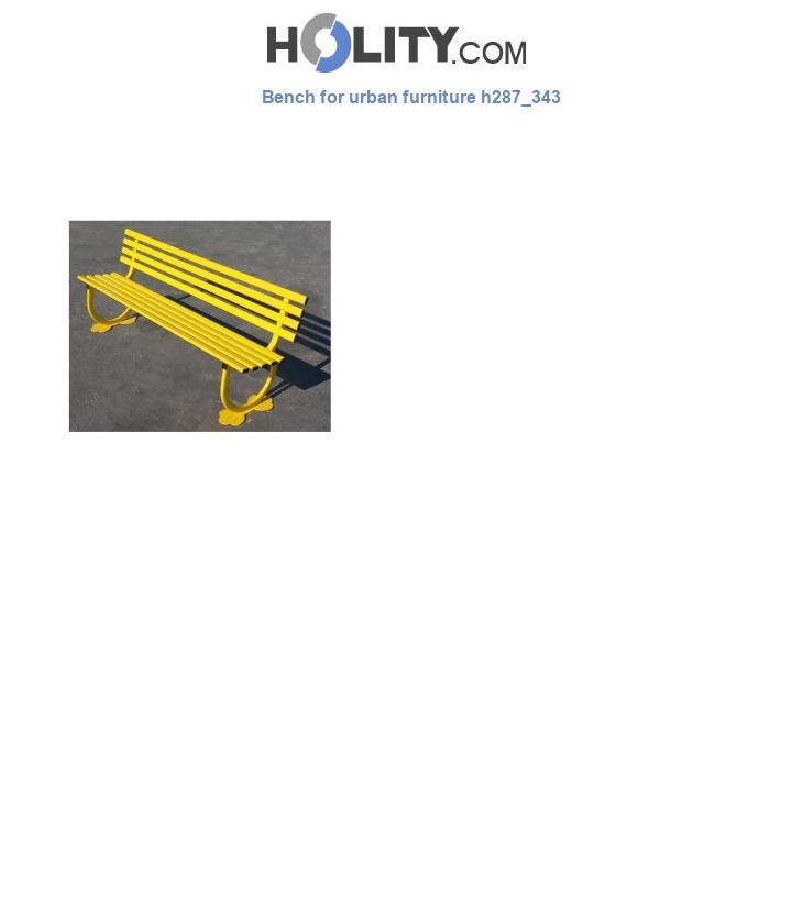 Bench for urban furniture h287_343