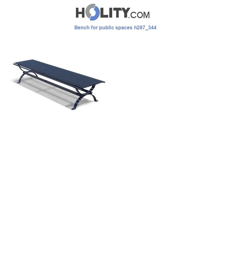 Bench for public spaces h287_344