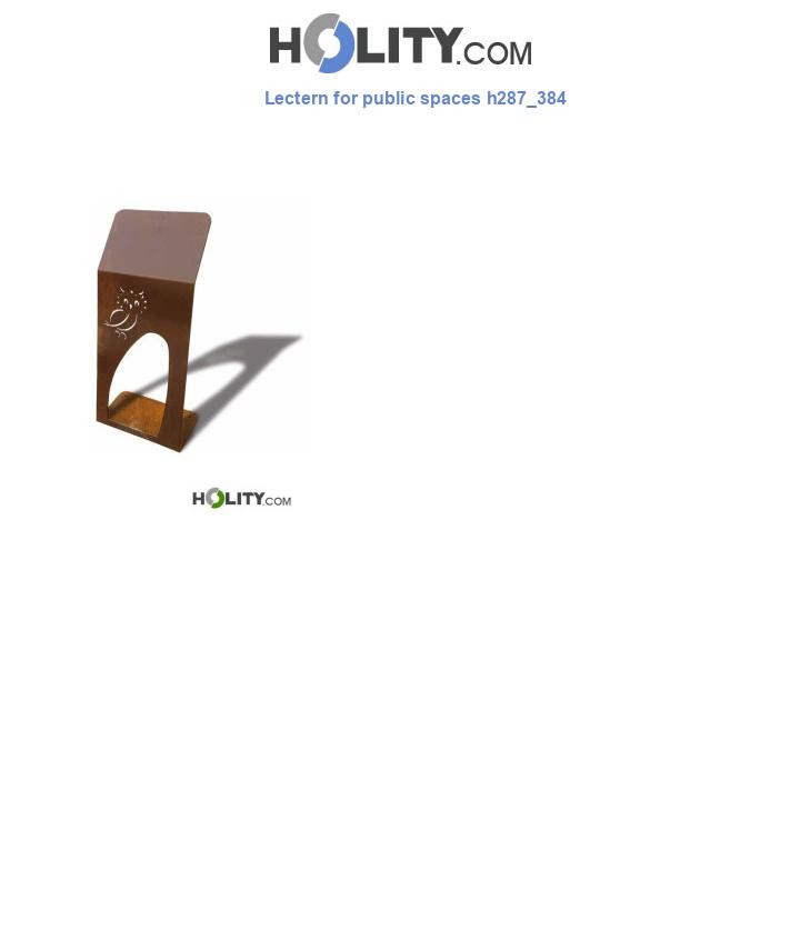 Lectern for public spaces h287_384