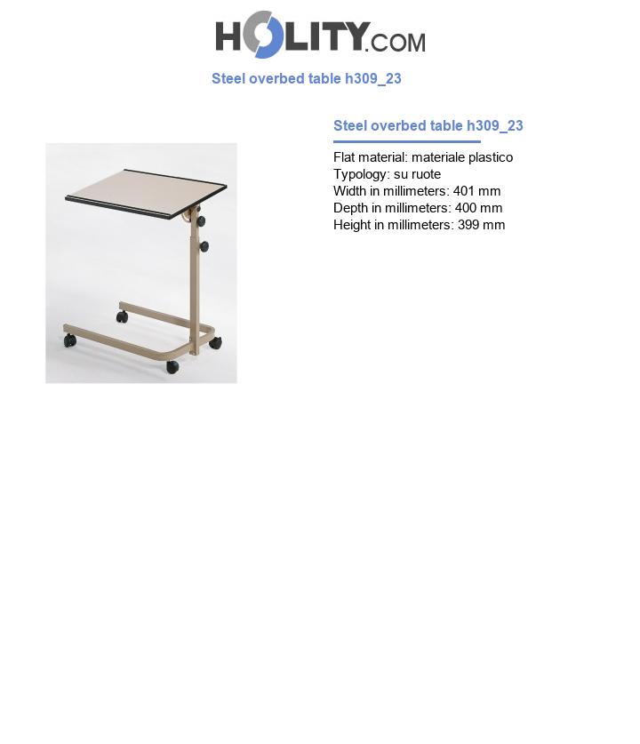 Steel overbed table h309_23