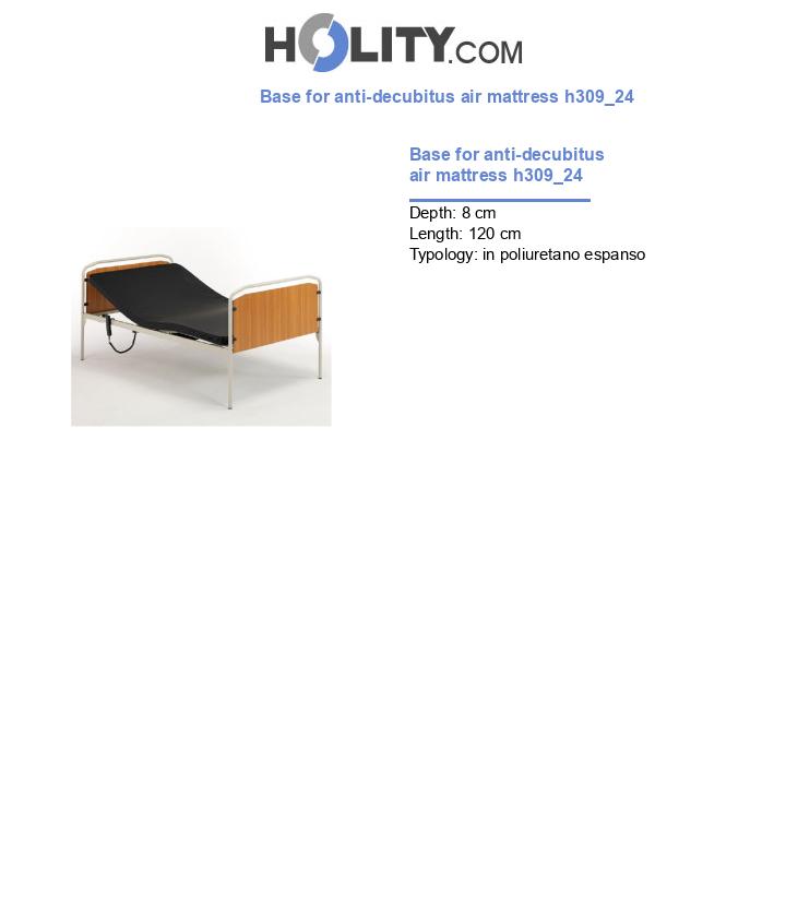 Base for anti-decubitus air mattress h309_24