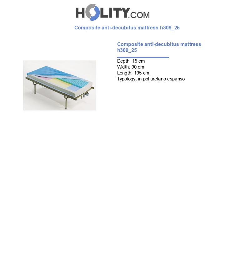 Composite anti-decubitus mattress h309_25