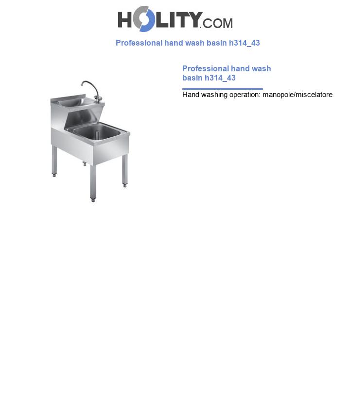Professional hand wash basin h314_43