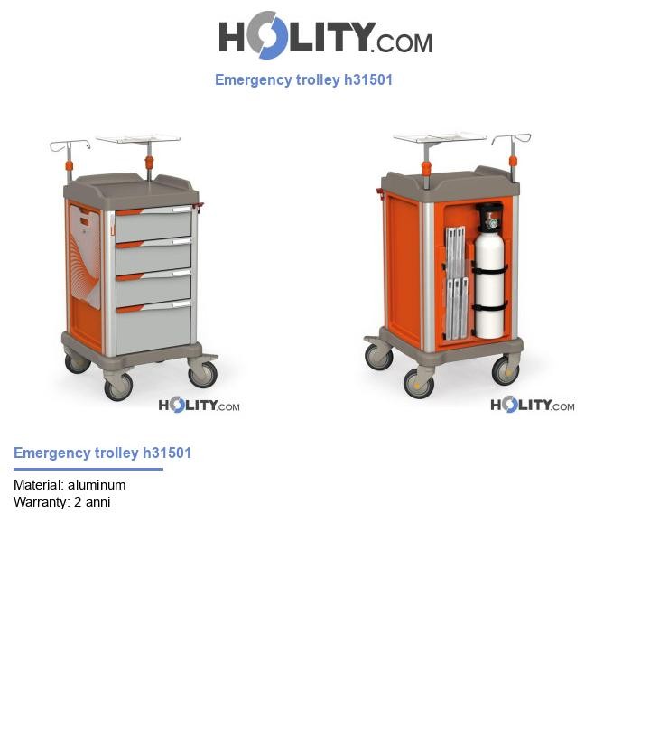 Emergency trolley h31501