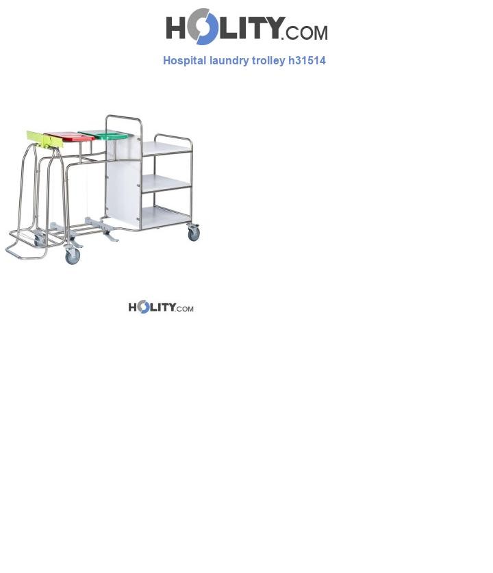 Hospital laundry trolley h31514