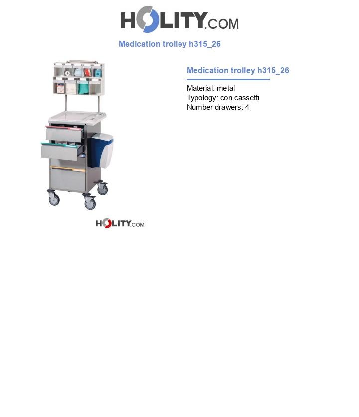 Medication trolley h315_26