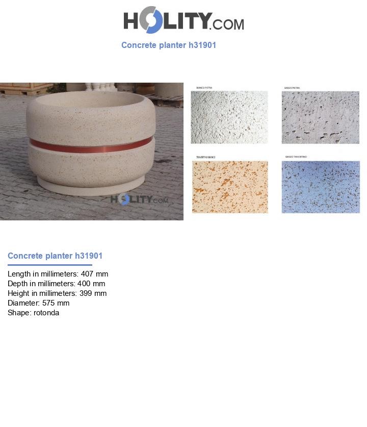 Concrete planter h31901