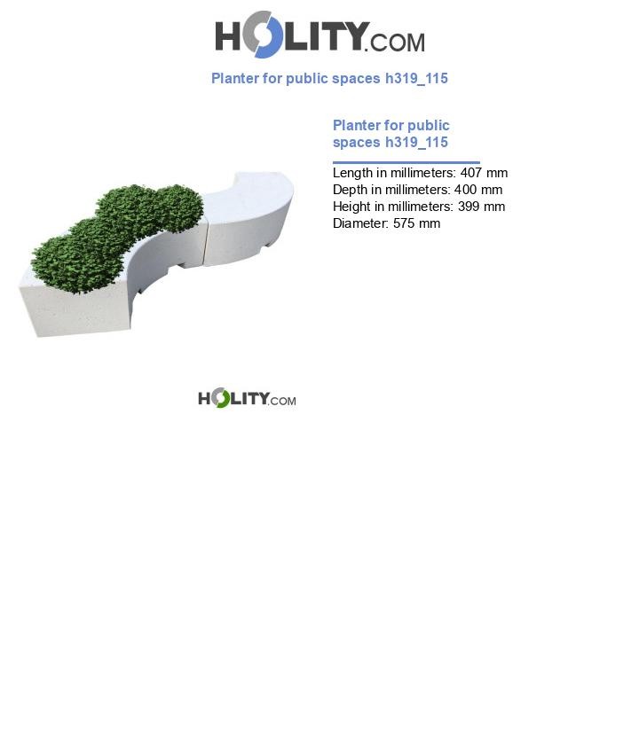 Planter for public spaces h319_115