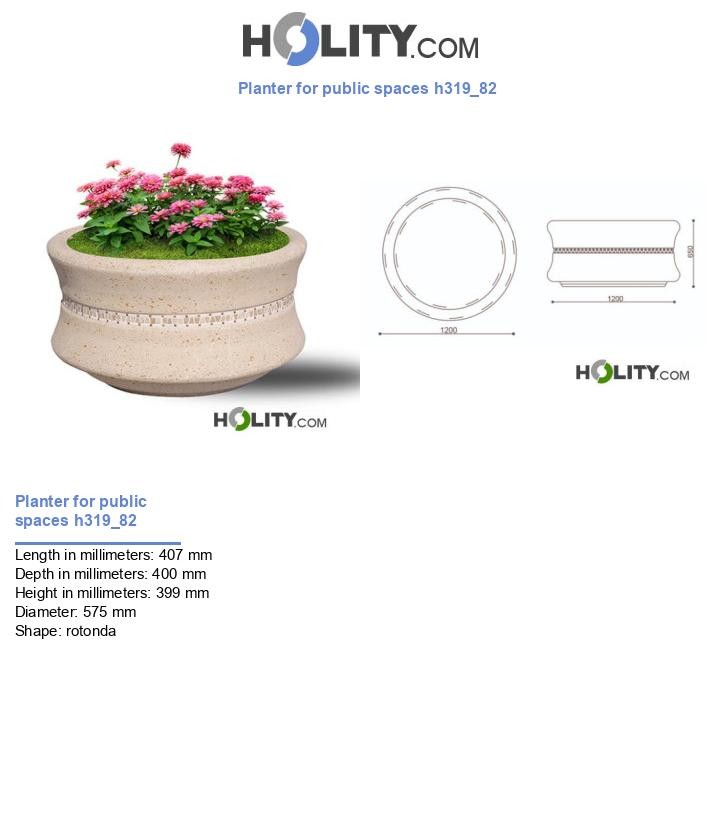 Planter for public spaces h319_82