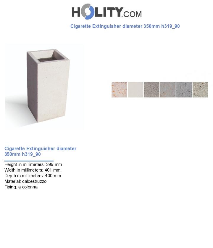 Cigarette Extinguisher diameter 350mm h319_90