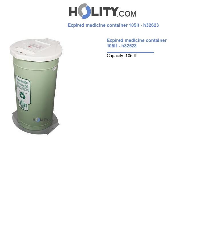 Expired medicine container 105lt - h32623