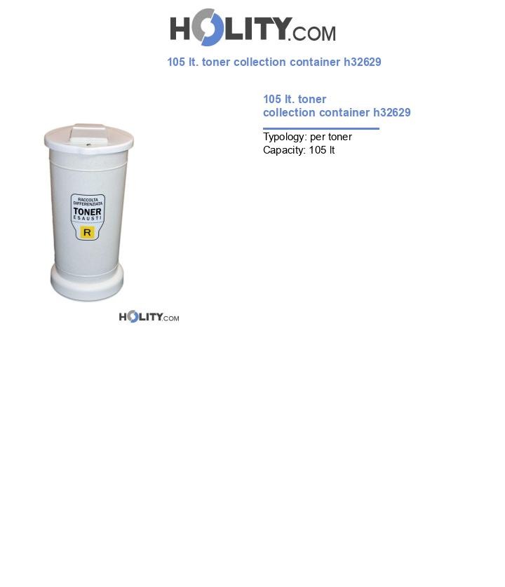105 lt. toner collection container h32629