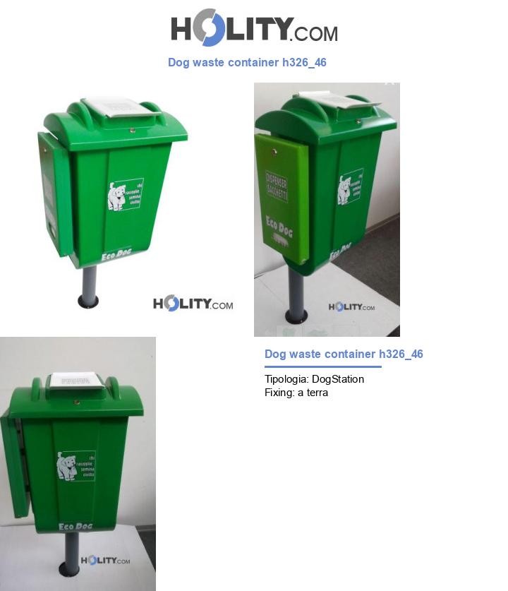 Dog waste container h326_46