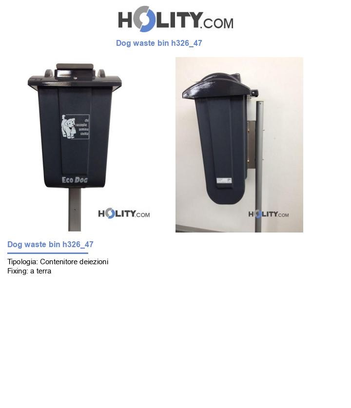 Dog waste bin h326_47