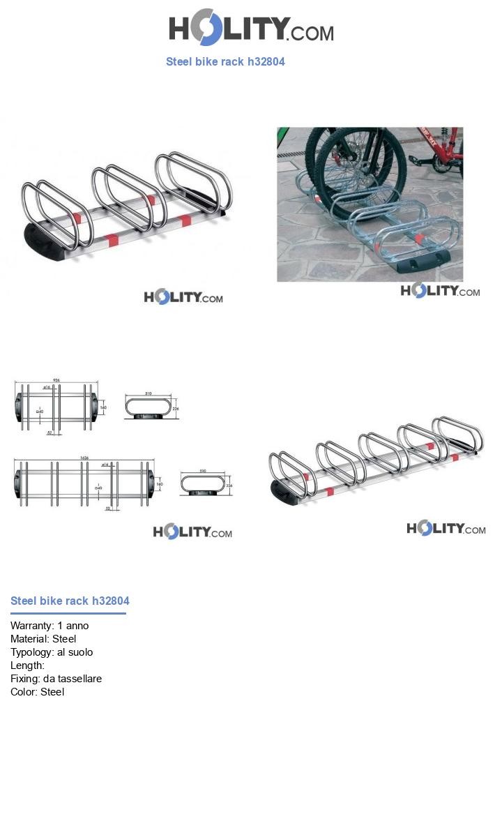 Steel bike rack h32804