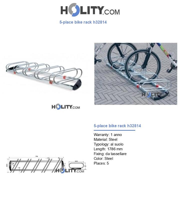 5-place bike rack h32814