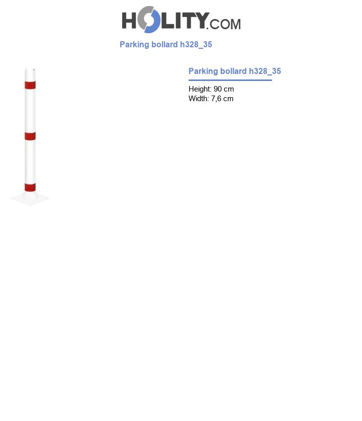 Parking bollard h328_35
