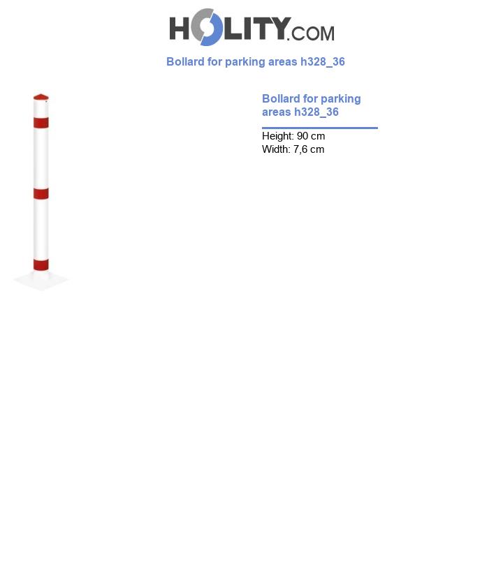 Bollard for parking areas h328_36