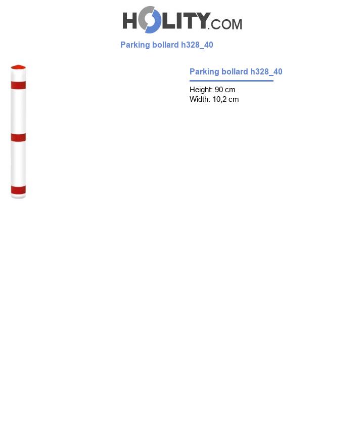 Parking bollard h328_40