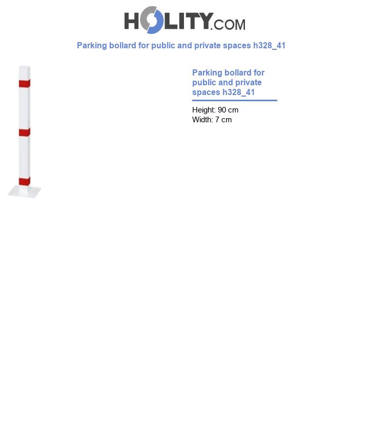 Parking bollard for public and private spaces h328_41