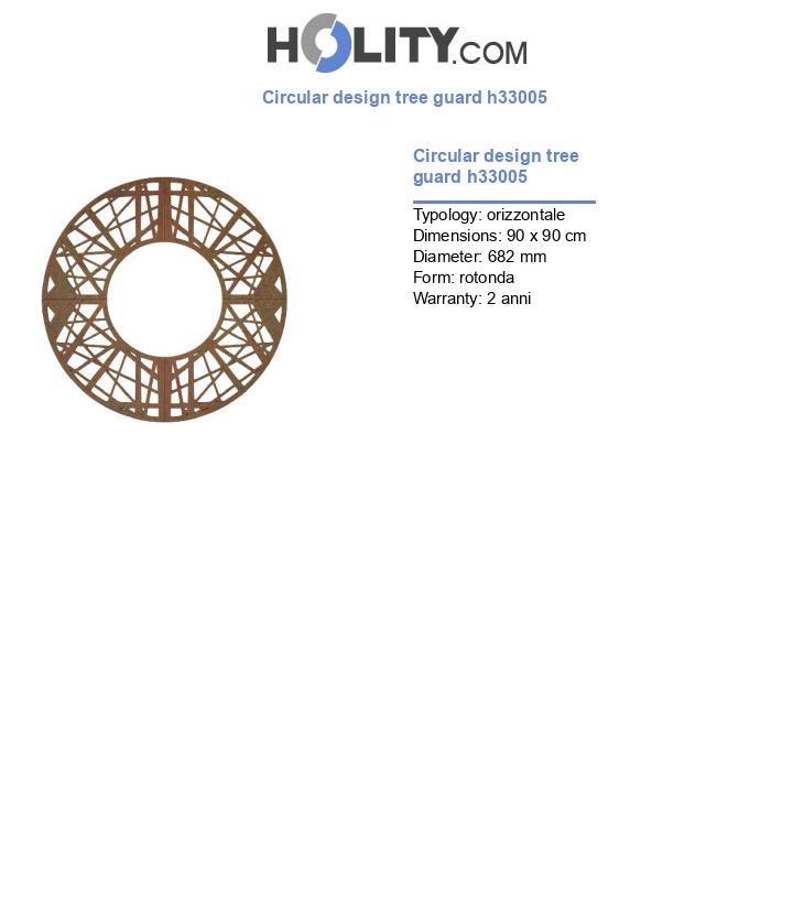 Circular design tree guard h33005