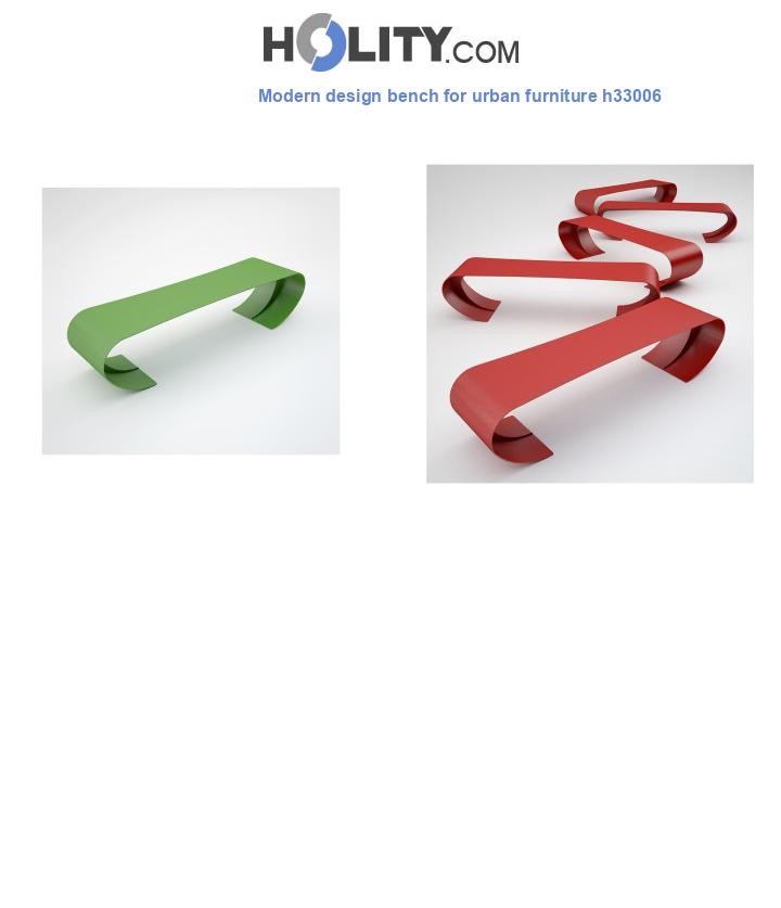 Modern design bench for urban furniture h33006