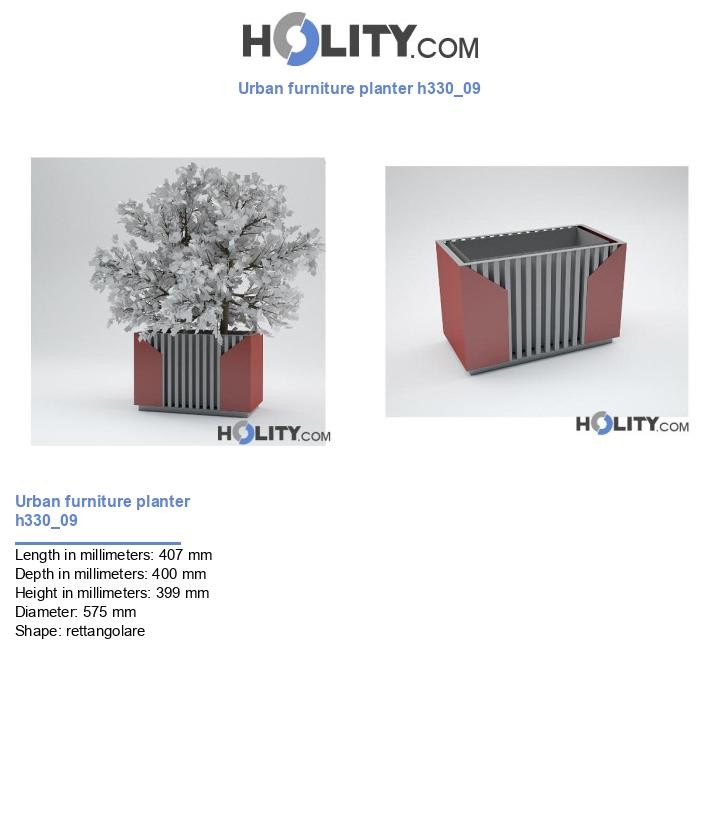 Urban furniture planter h330_09