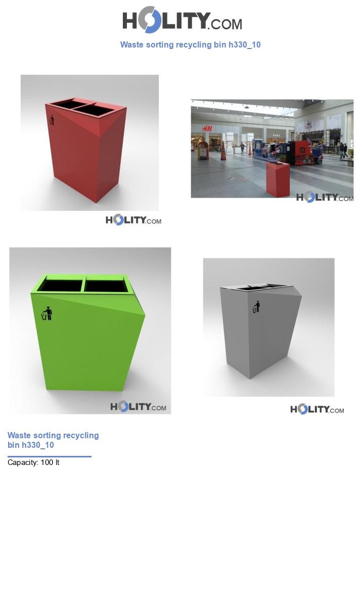 Waste sorting recycling bin h330_10