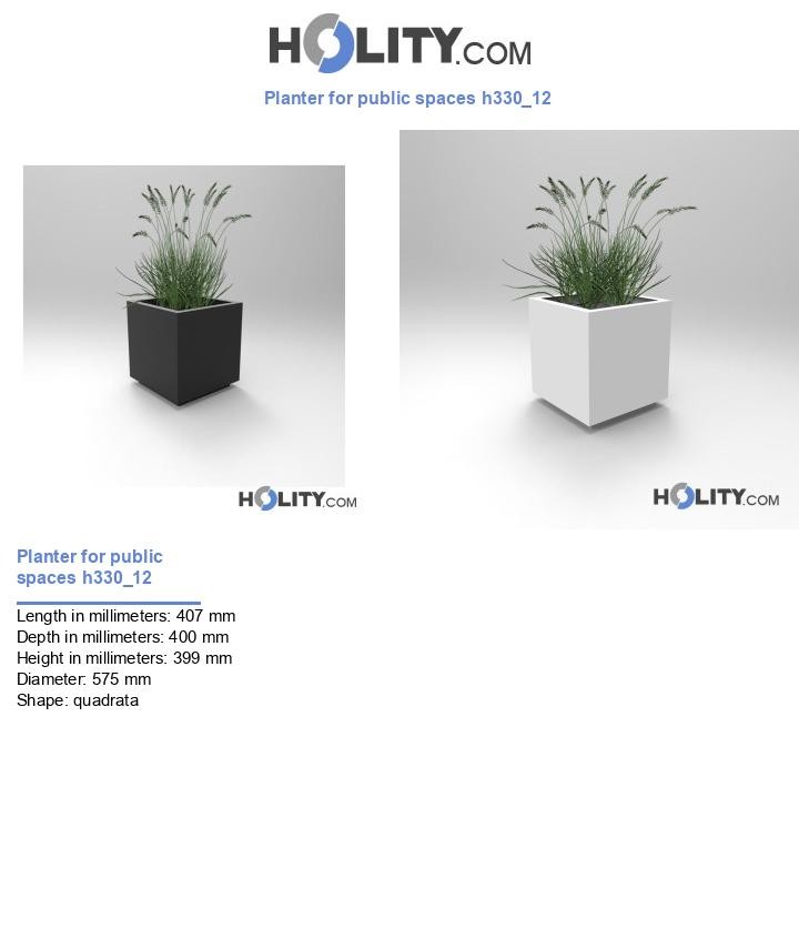 Planter for public spaces h330_12