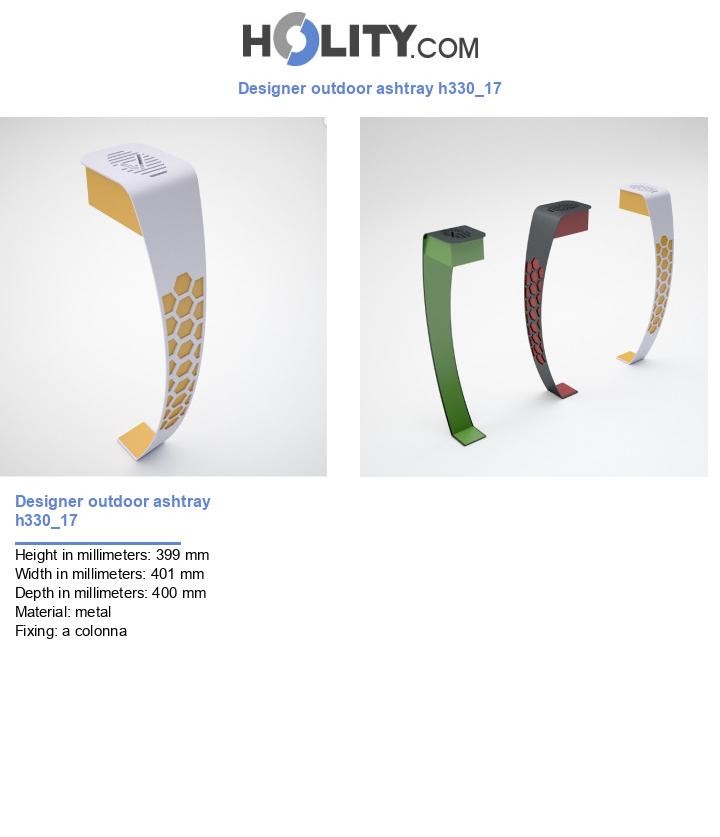 Designer outdoor ashtray h330_17