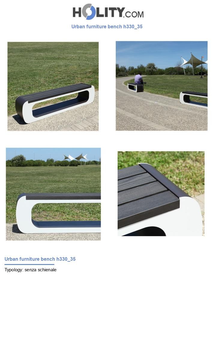 Urban furniture bench h330_35