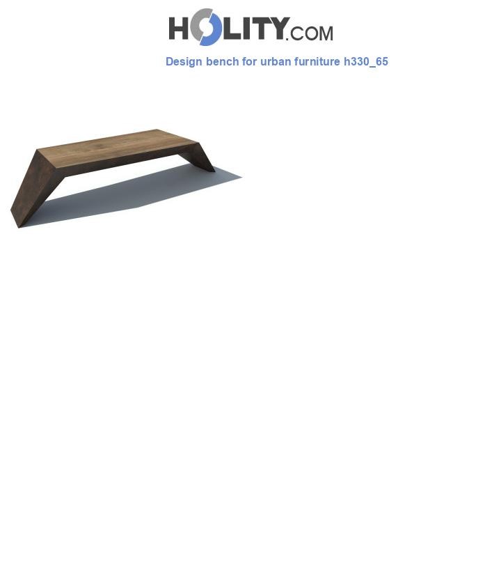 Design bench for urban furniture h330_65