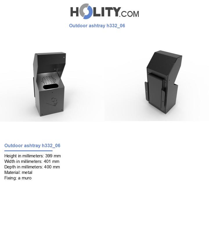Outdoor ashtray h332_06