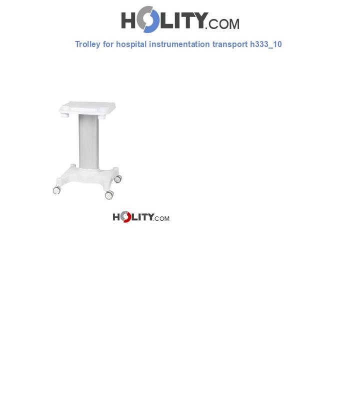 Trolley for hospital instrumentation transport h333_10