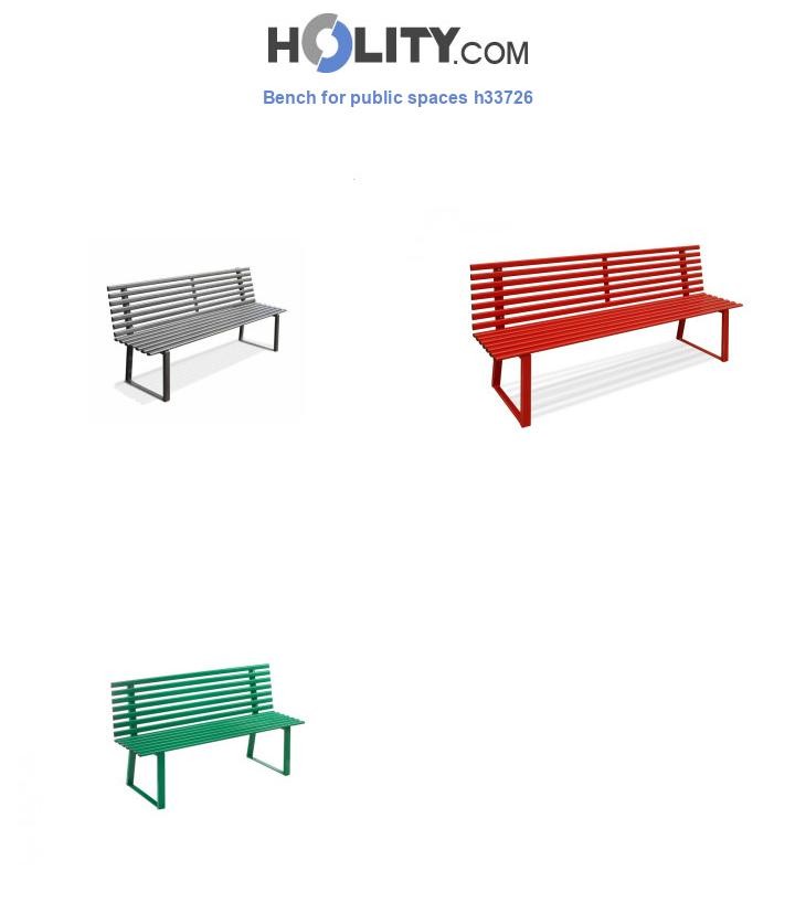 Bench for public spaces h33726