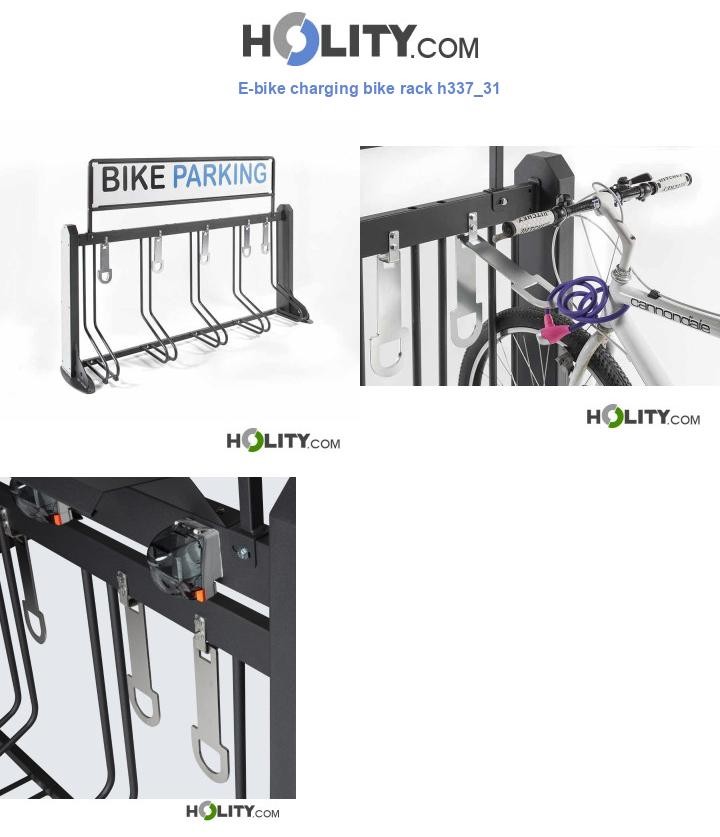 E-bike charging bike rack h337_31