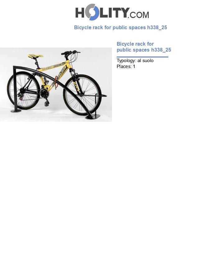 Bicycle rack for public spaces h338_25
