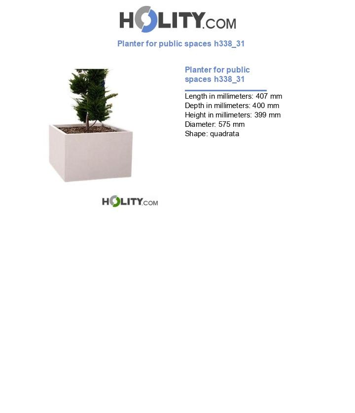 Planter for public spaces h338_31