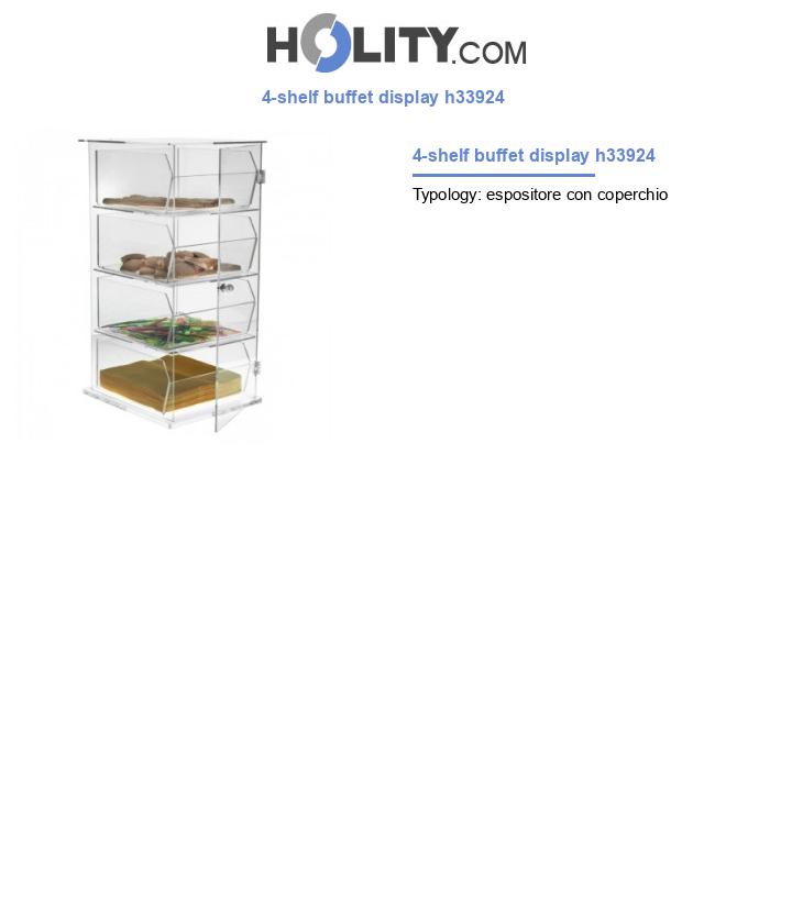 4-shelf buffet display h33924