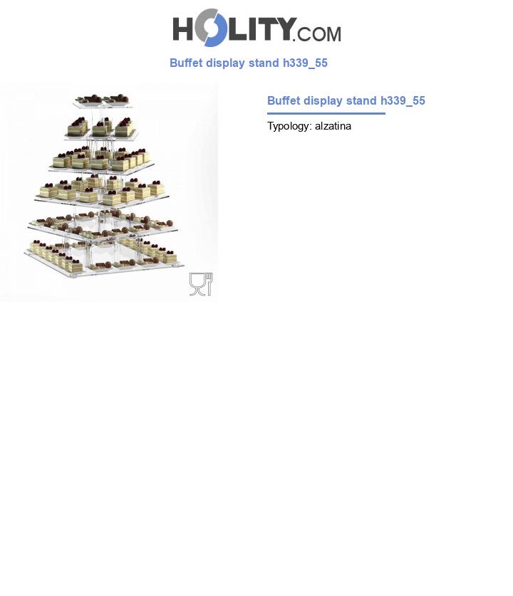Buffet display stand h339_55
