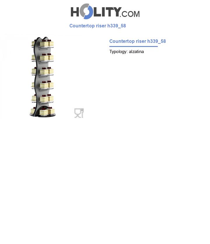 Countertop riser h339_58