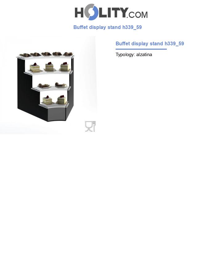 Buffet display stand h339_59