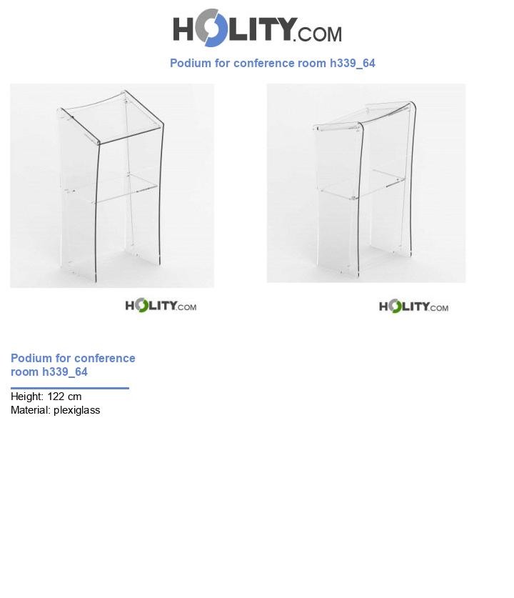 Podium for conference room h339_64